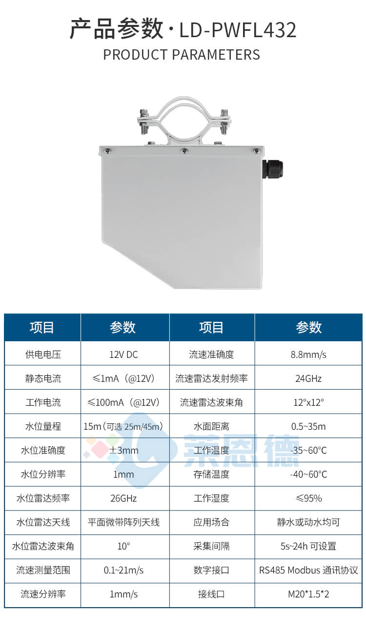雷达流速流量仪