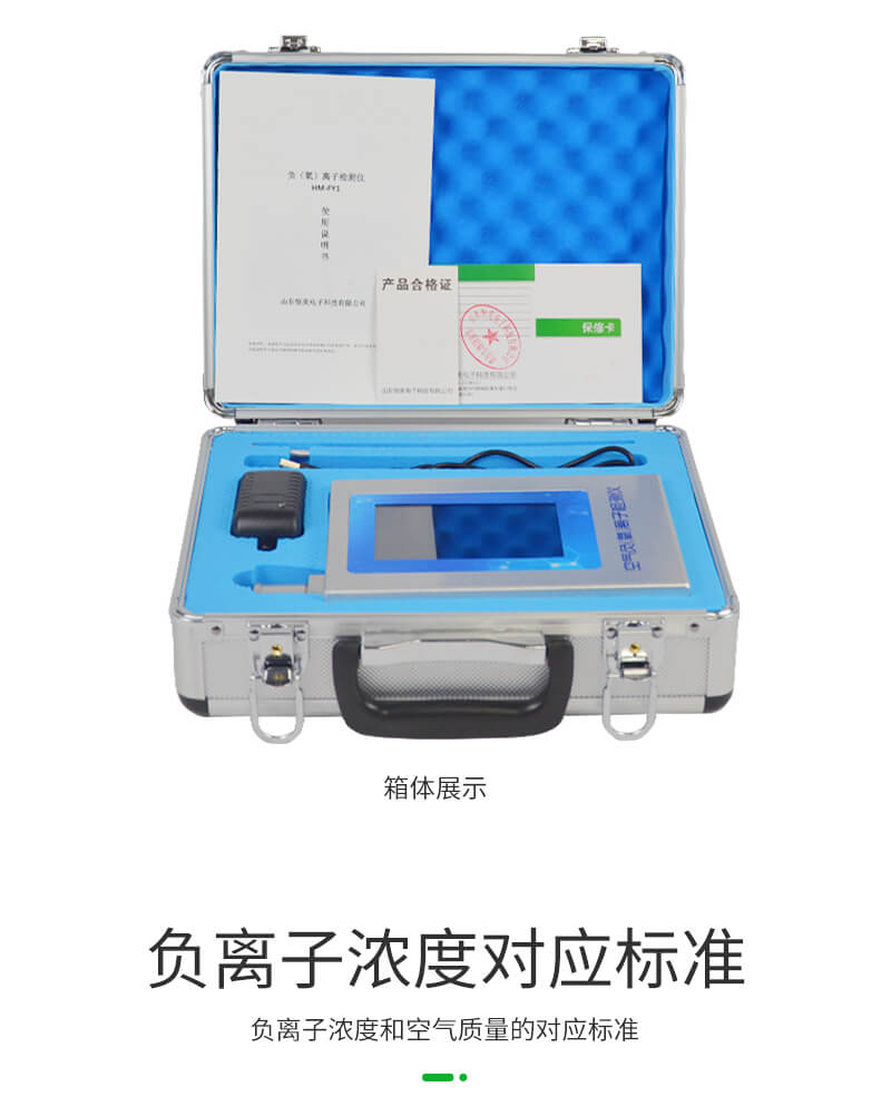 便携式负离子检测仪
