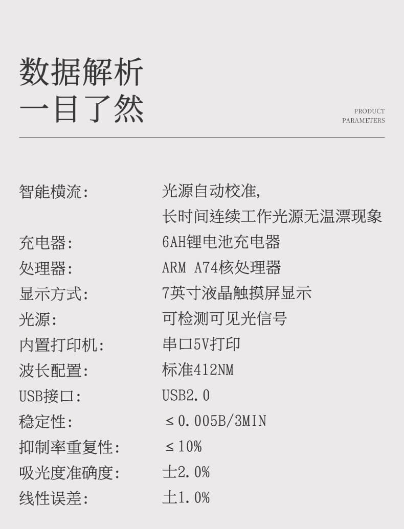 食品重金属残留检测仪